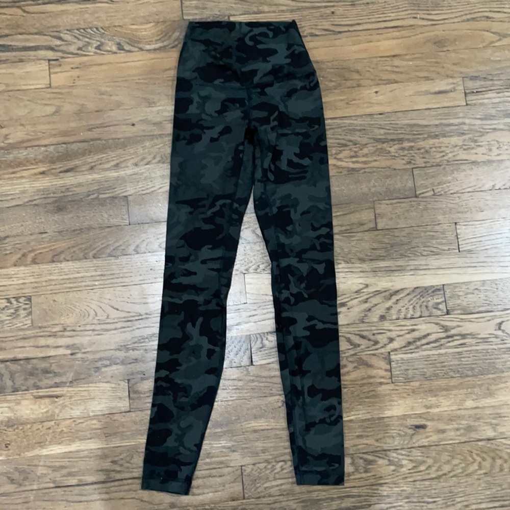 Lululemon full length align size 2! Camo green.